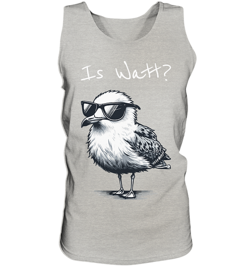 Is Watt Coole Möwe - Herren Tank-Top - Kiebitzdelle