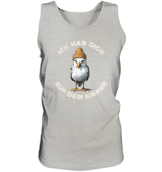 Ich hab Dich auf dem Kieker Möwe Spruch - Herren Tank-Top - Kiebitzdelle