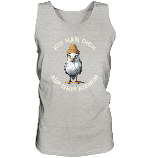 Ich hab Dich auf dem Kieker Möwe Spruch - Herren Tank-Top - Kiebitzdelle