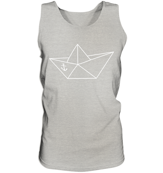 Papierschiff Papierboot Origami - Herren Tank-Top - Kiebitzdelle