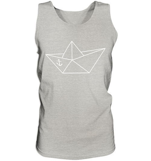 Papierschiff Papierboot Origami - Herren Tank-Top - Kiebitzdelle