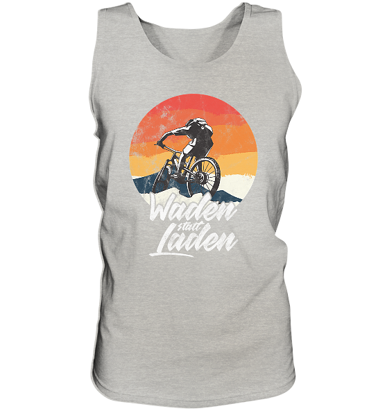 Waden statt Laden Fahrrad E-Bike Radtrikot - Herren Tank-Top