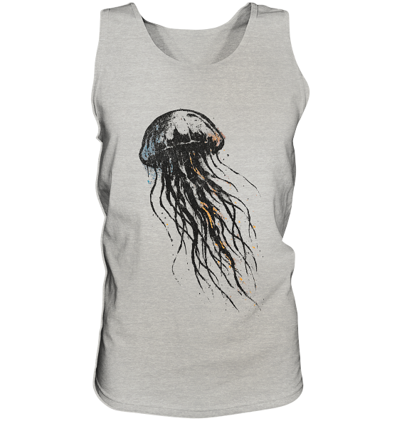 Street Art Qualle - Herren Tank-Top - Kiebitzdelle