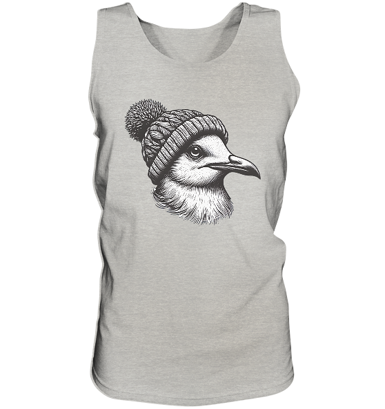 Coole Möwe mit Pudelmütze - Herren Tank-Top