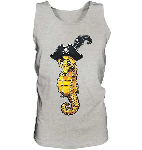 Seepferdchen Seeräuber Pirat - Herren Tank-Top - Kiebitzdelle