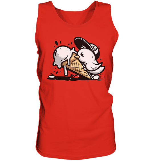 Möwe Küken mit Eis Street Art - Herren Tank-Top