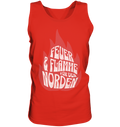 Feuer und Flamme für den Norden - Herren Tank-Top - Kiebitzdelle