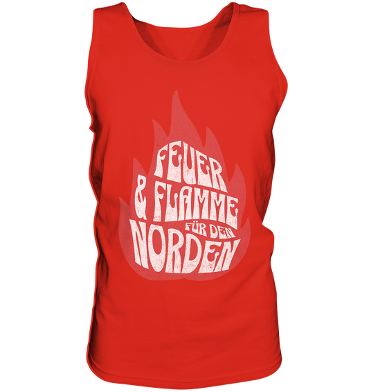Feuer und Flamme für den Norden - Herren Tank-Top