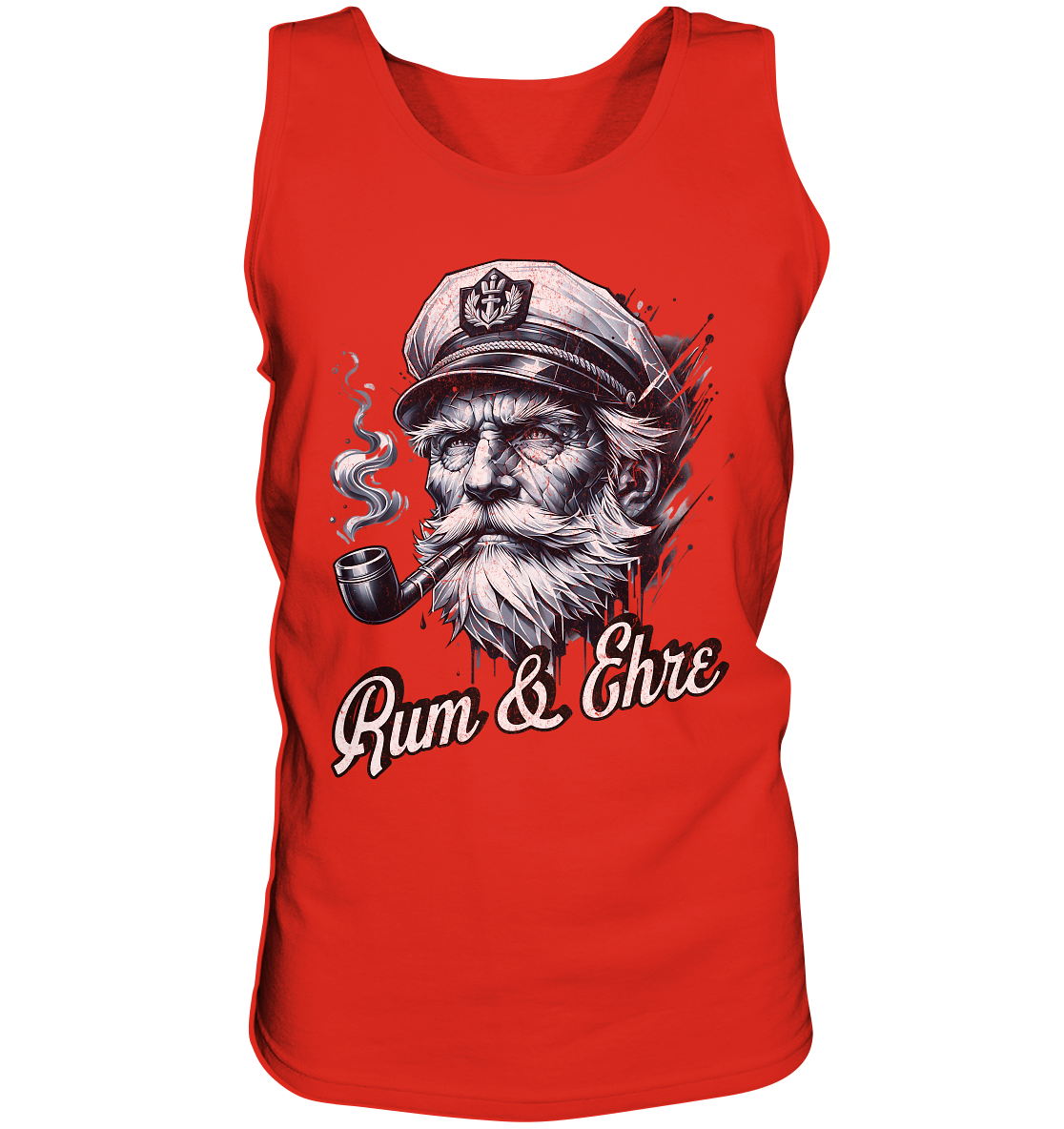 Rum und Ehre Kapitän - Herren Tank-Top - Kiebitzdelle