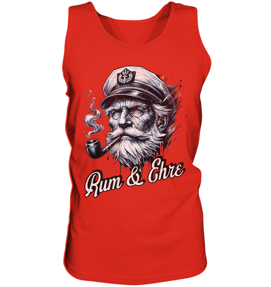 Rum und Ehre Kapitän - Herren Tank-Top