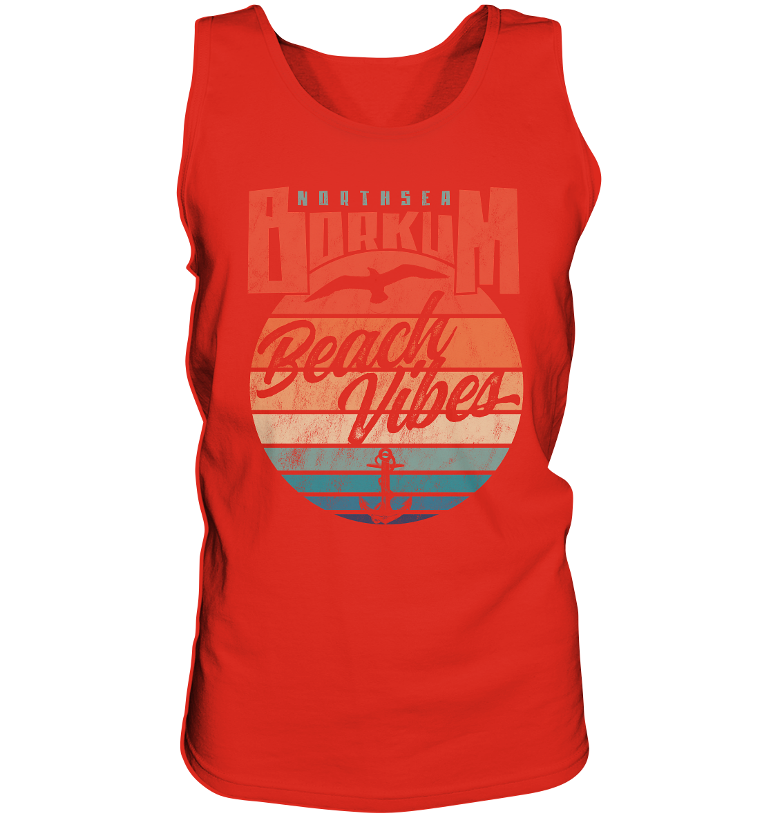 Borkum Beach Vibes - Herren Tank-Top - Kiebitzdelle
