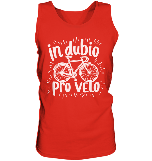 In dubio pro velo Fahrrad Spruch - Herren Tank-Top
