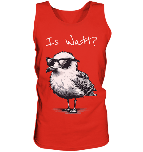 Is Watt Coole Möwe - Herren Tank-Top - Kiebitzdelle