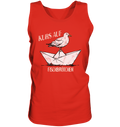 Kurs auf Fischbrötchen Papierschiff Möwe - Herren Tank-Top - Kiebitzdelle