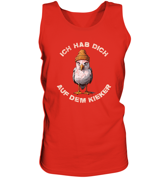 Ich hab Dich auf dem Kieker Möwe Spruch - Herren Tank-Top - Kiebitzdelle