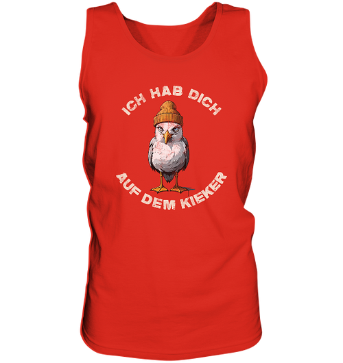 Ich hab Dich auf dem Kieker Möwe Spruch - Herren Tank-Top - Kiebitzdelle