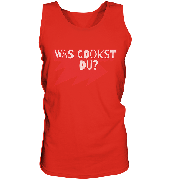 Was cookst du Lustig Kochen - Herren Tank-Top - Kiebitzdelle