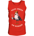 Mein Anker am Morgen Kaffee Möwe - Herren Tank-Top - Kiebitzdelle