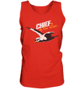 Chief of the Pier Chef Möwe mit Sonnenbrille - Herren Tank-Top - Kiebitzdelle
