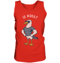 Is Watt Starke Möwe mit lustigem Spruch - Herren Tank-Top - Kiebitzdelle
