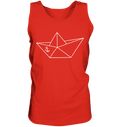 Papierschiff Papierboot Origami - Herren Tank-Top - Kiebitzdelle