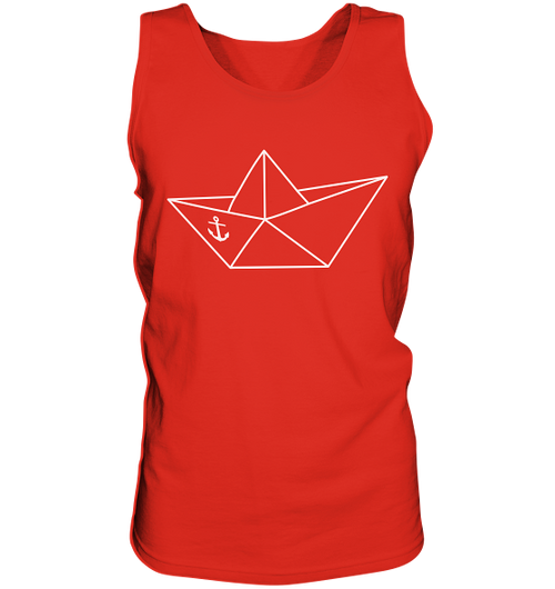 Papierschiff Papierboot Origami - Herren Tank-Top - Kiebitzdelle