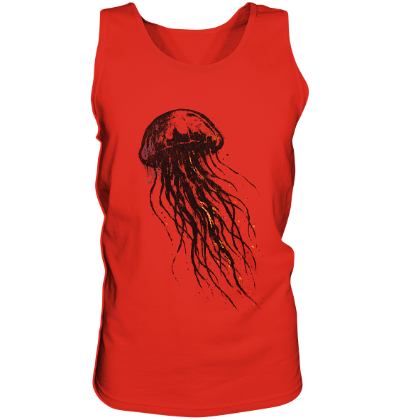 Street Art Qualle - Herren Tank-Top - Kiebitzdelle