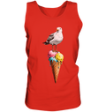 Eisdieb Freche Möwe mit Eiscreme - Herren Tank-Top - Kiebitzdelle