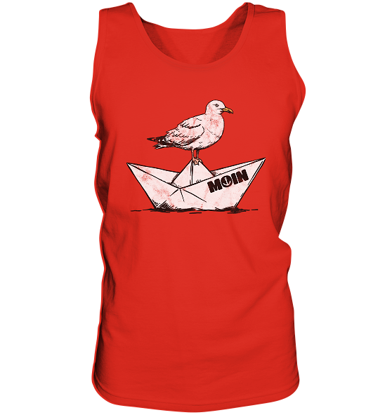 Papierschiff Möwe Moin - Herren Tank-Top