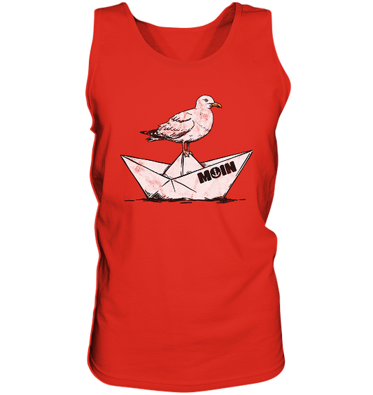 Papierschiff Möwe Moin - Herren Tank-Top