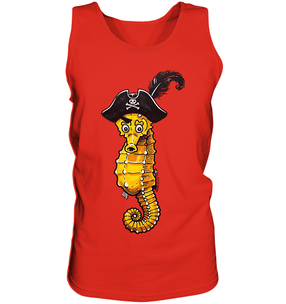 Seepferdchen Seeräuber Pirat - Herren Tank-Top - Kiebitzdelle