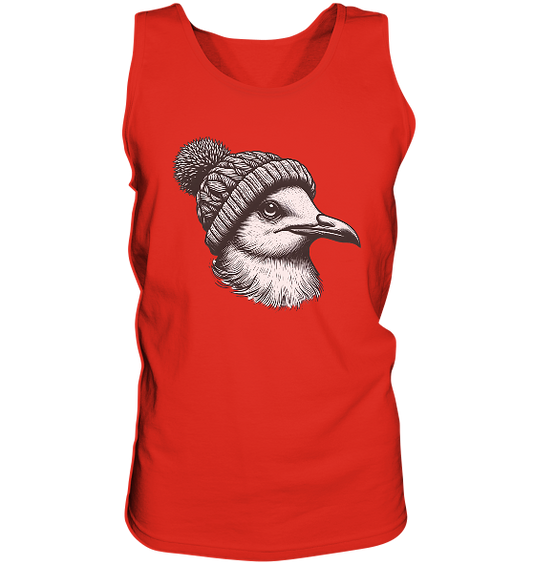 Coole Möwe mit Pudelmütze - Herren Tank-Top