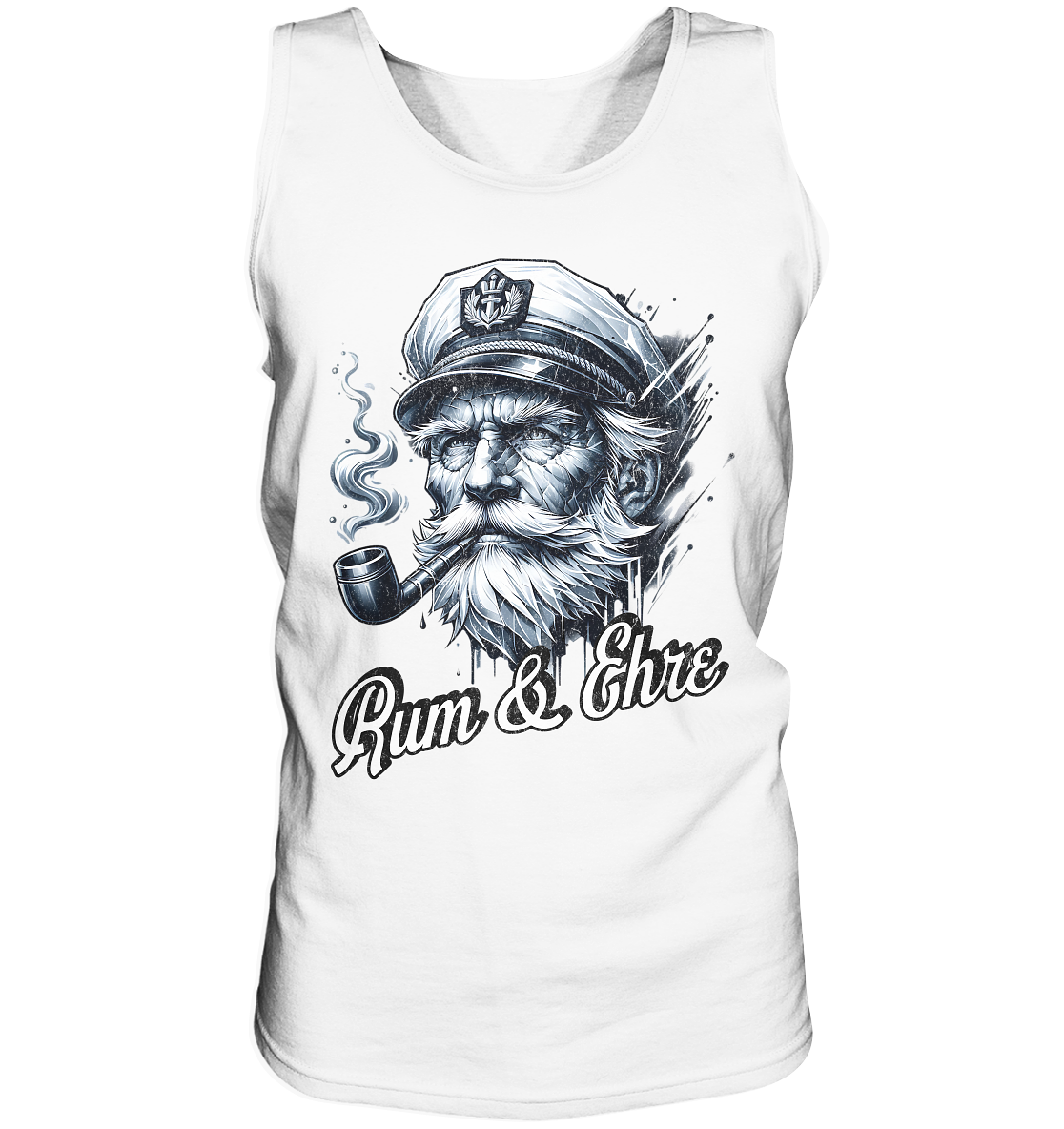Rum und Ehre Kapitän - Herren Tank-Top - Kiebitzdelle