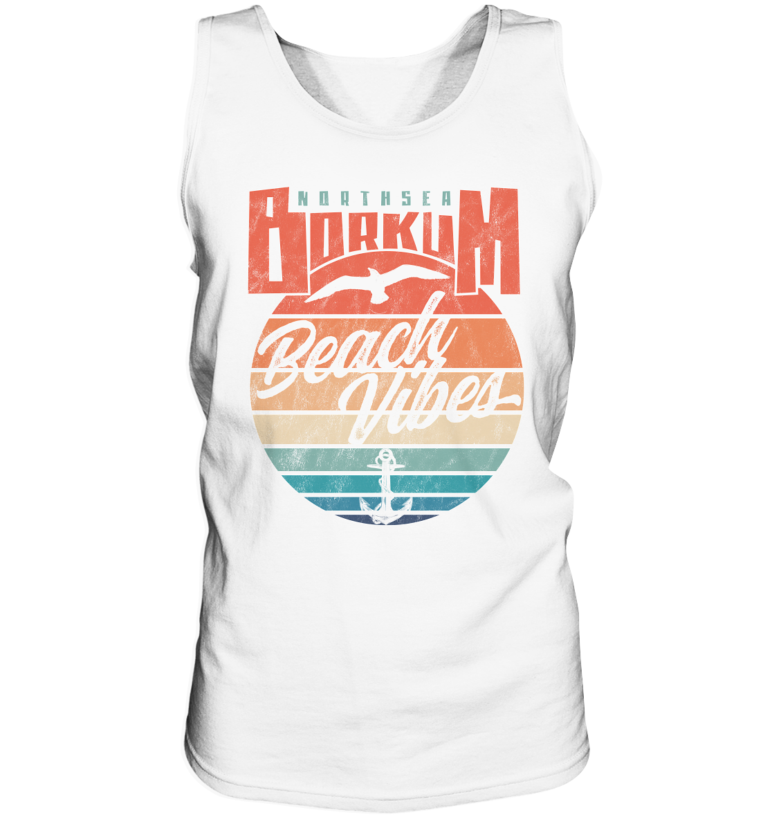 Borkum Beach Vibes - Herren Tank-Top - Kiebitzdelle