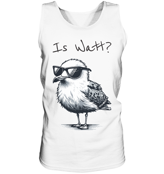 Is Watt Coole Möwe - Herren Tank-Top - Kiebitzdelle