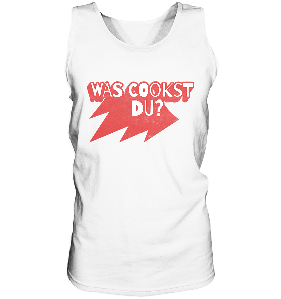 Was cookst du Lustig Kochen - Herren Tank-Top - Kiebitzdelle