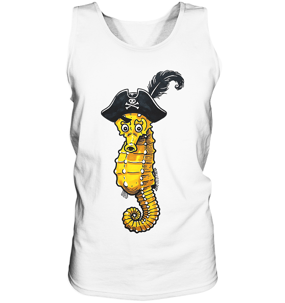 Seepferdchen Seeräuber Pirat - Herren Tank-Top - Kiebitzdelle