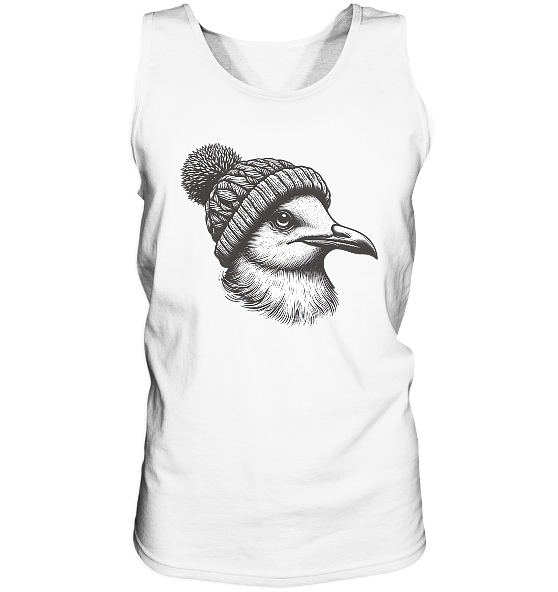 Coole Möwe mit Pudelmütze - Herren Tank-Top - Kiebitzdelle