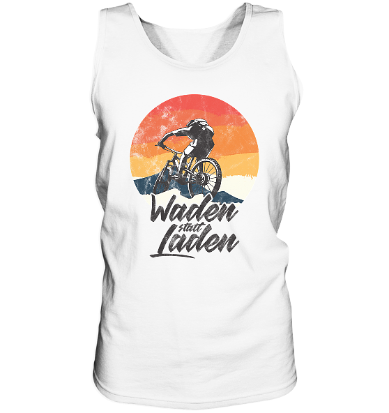 Waden statt Laden Fahrrad E-Bike Radtrikot - Herren Tank-Top - Kiebitzdelle