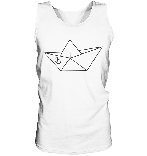 Papierschiff Papierboot Origami - Herren Tank-Top - Kiebitzdelle