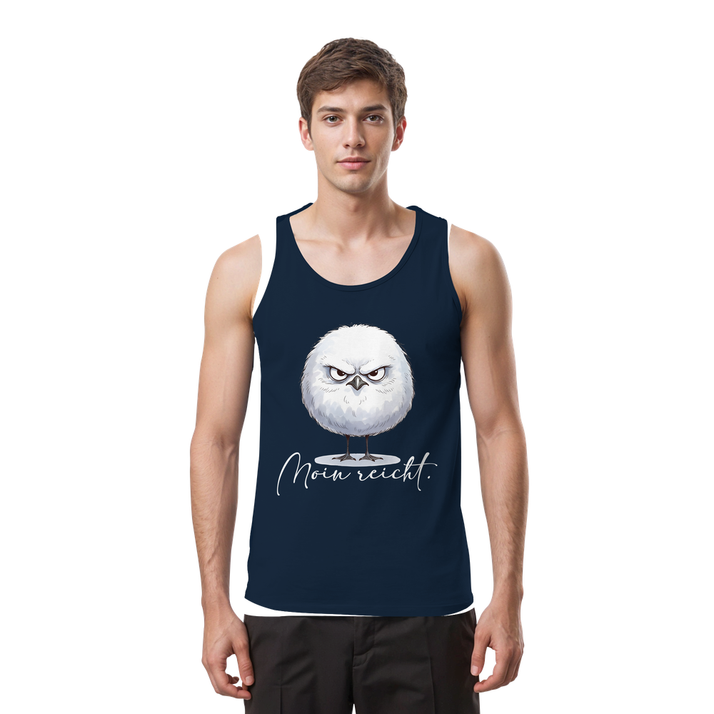 Moin reicht - Grimmige runde Möwe - Tank-Top