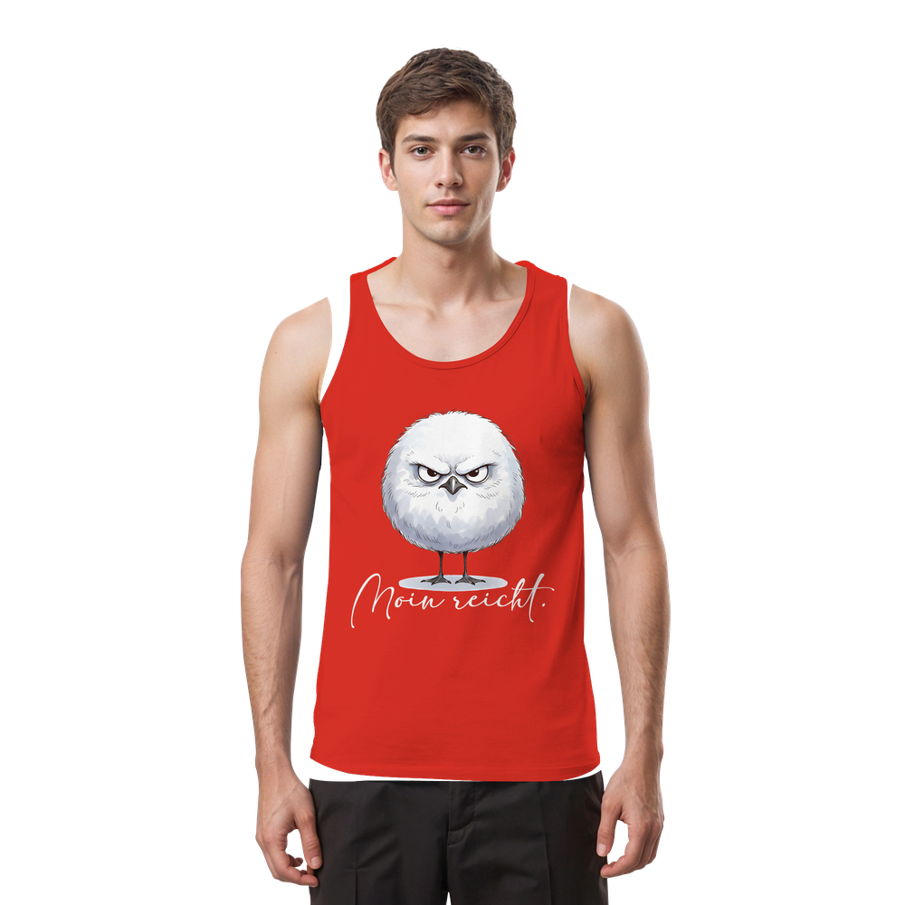Moin reicht - Grimmige runde Möwe - Tank-Top