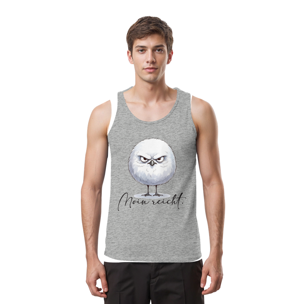 Moin reicht - Grimmige runde Möwe - Tank-Top