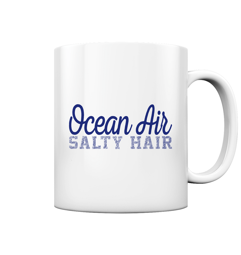 Ocean Air Salty Hair - Tasse glänzend - Kiebitzdelle