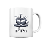 Need a cup of sea - Tasse glänzend in White glossy - Studio Ansicht - Kiebitzdelle