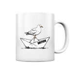 Papierschiff Möwe Moin - Tasse glänzend - Kiebitzdelle