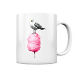 Möwe auf Zuckerwatte - Tasse glänzend - Kiebitzdelle