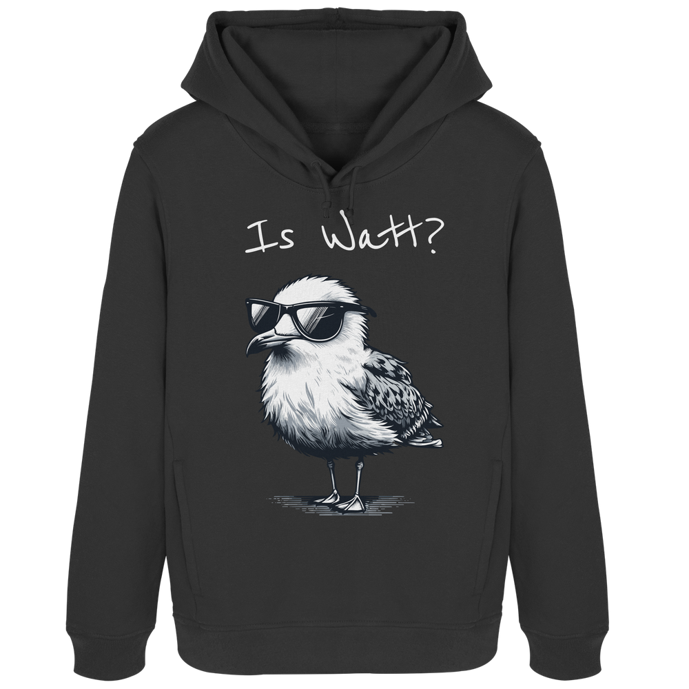 Is Watt Coole Möwe - Damen Bio Hoodie - Kiebitzdelle
