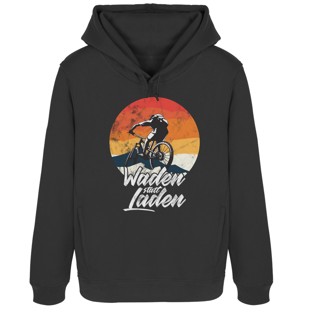 Waden statt Laden Fahrrad E-Bike Radtrikot - Damen Bio Hoodie - Kiebitzdelle