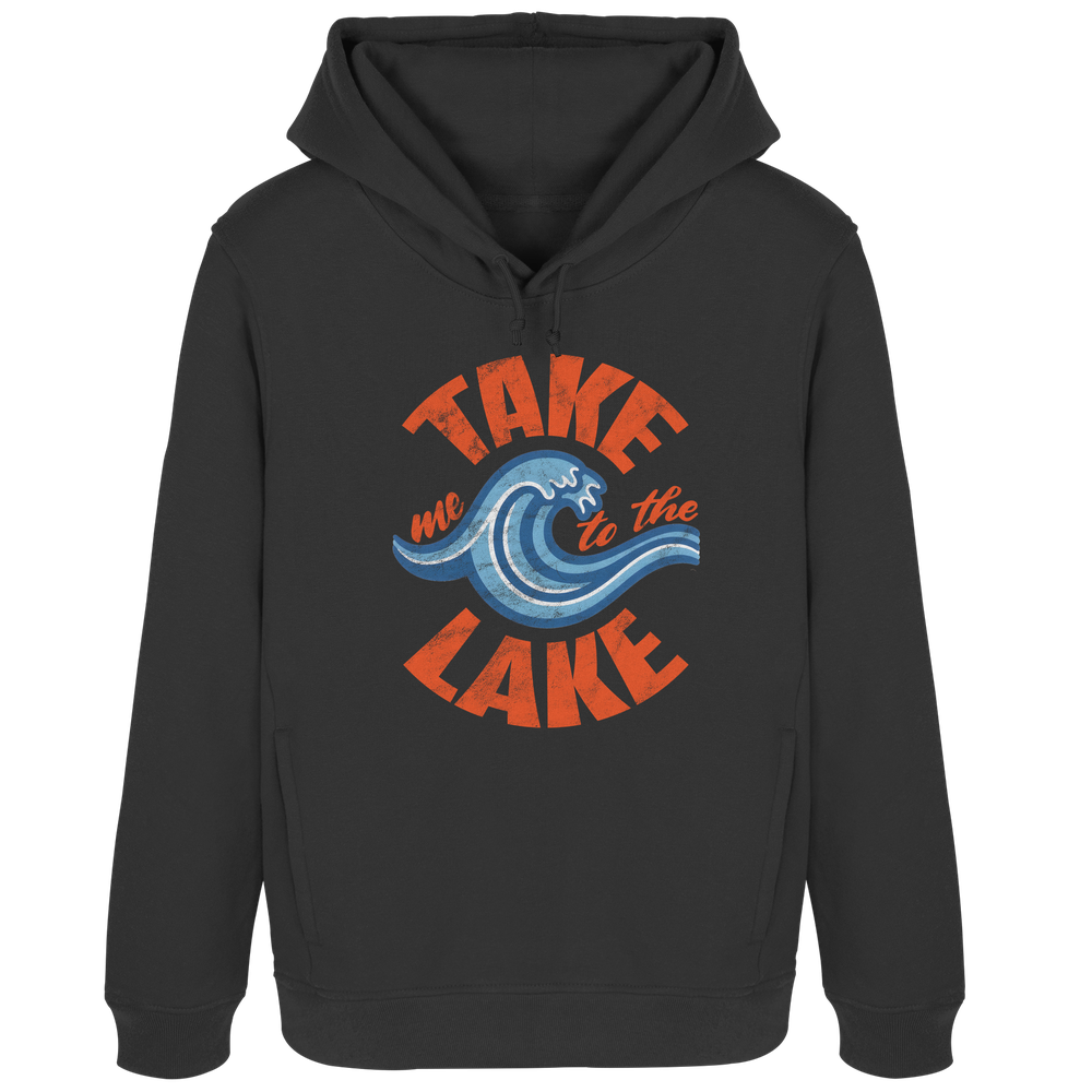Take me to the Lake - Damen Bio Hoodie - Kiebitzdelle